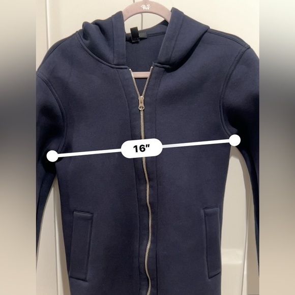 J. Crew Scuba Neoprene jacket - navy blue size XXS - Picture 4 of 9